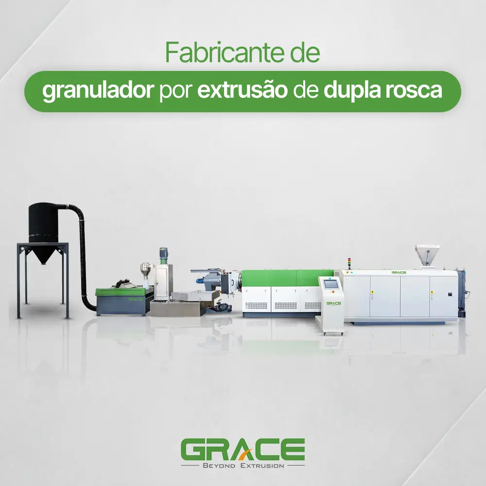 Fabricante de granulador por extrusão de dupla rosca - Grace Machinery