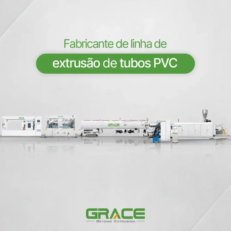 Fabricante de linha de extrusão de tubos PVC - Grace Machinery