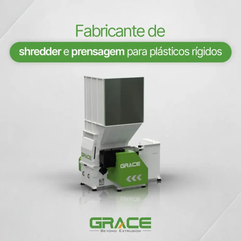 Fabricante de shredder (triturador) e prensagem para plásticos rígidos- Grace Machinery