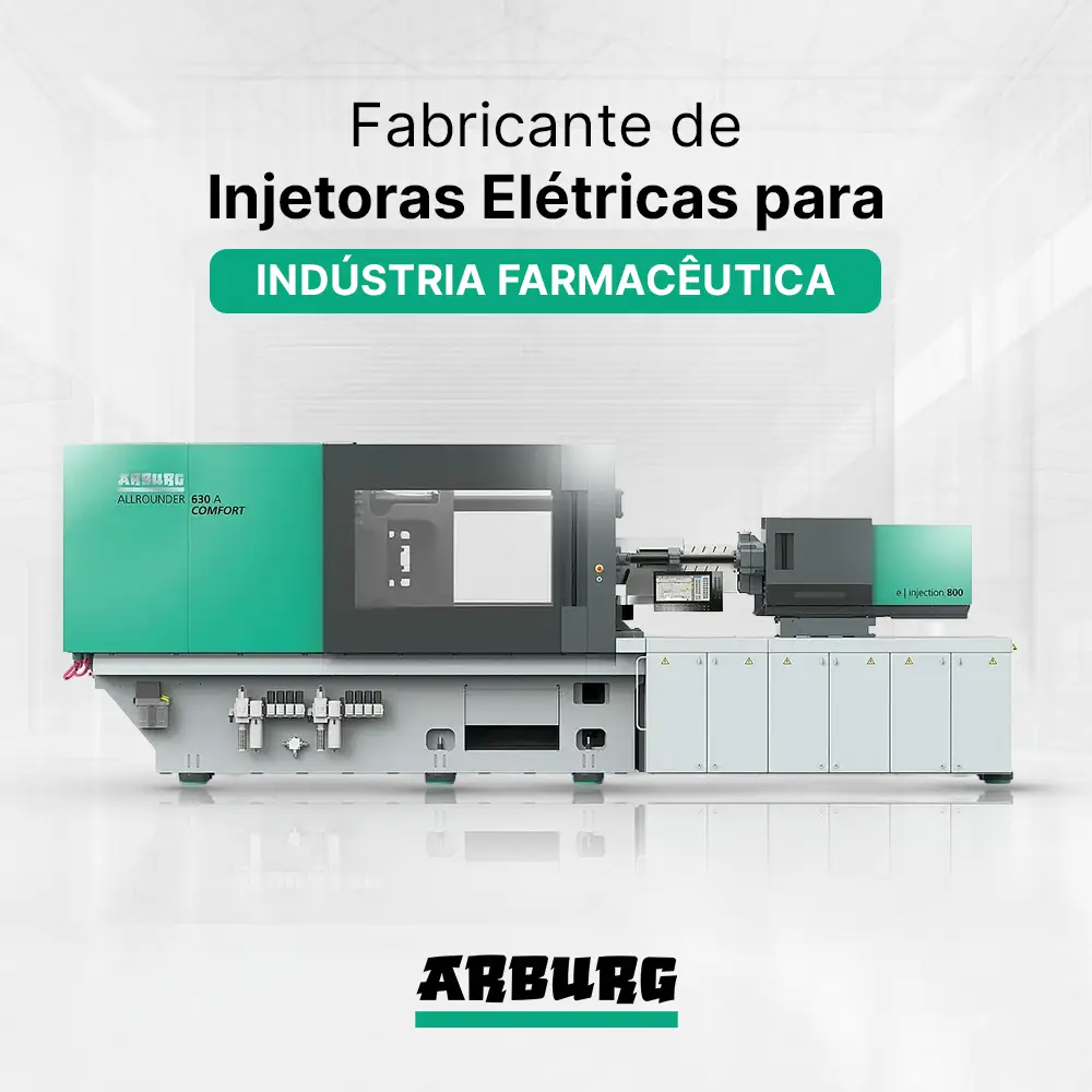 Fabricante de injetora elétrica para indústria farmacêutica - ARBURG ALLROUNDER TREND