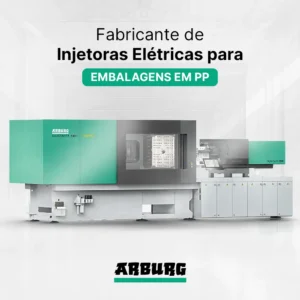 Fabricante de injetora elétrica para embalagens em PP - ARBURG ALLROUNDER TREND