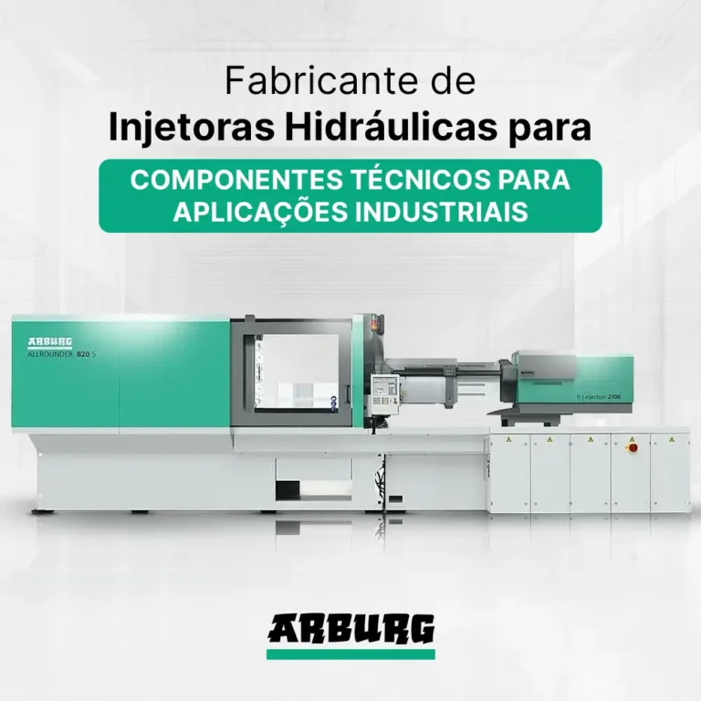 Fabricante de injetora hidráulica para componentes técnicos para aplicações industriais - ARBURG ALLROUNDER TREND
