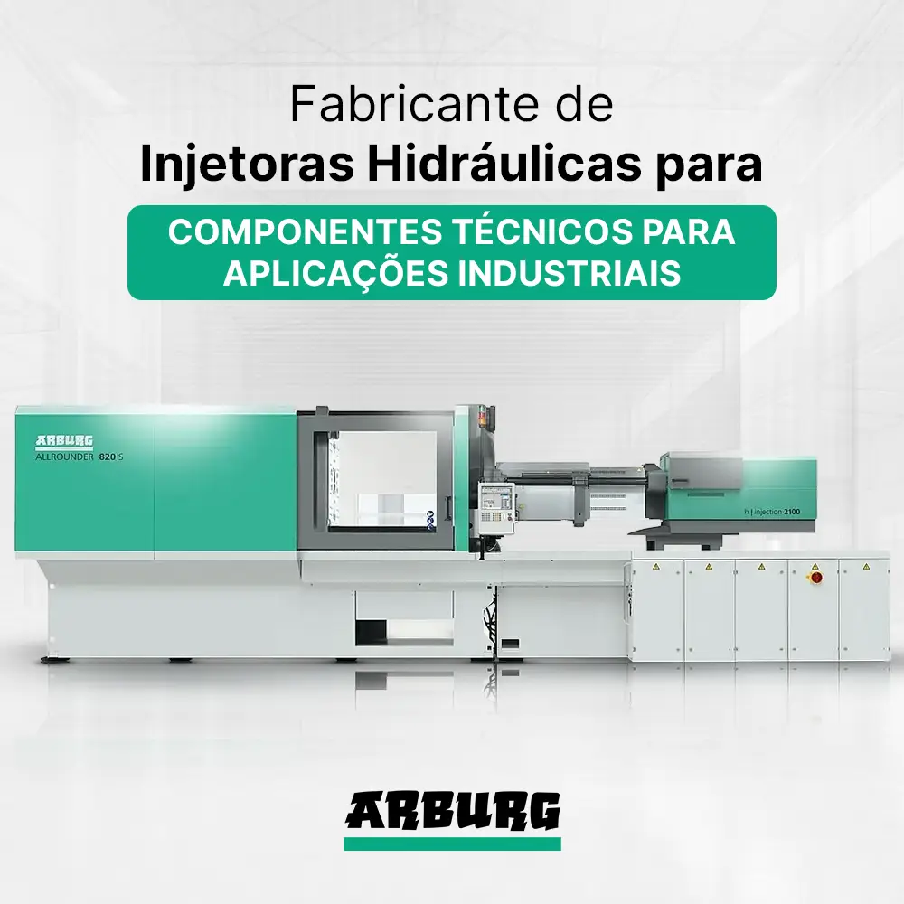 Fabricante de injetora hidráulica para componentes técnicos para aplicações industriais - ARBURG ALLROUNDER TREND