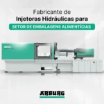 Fabricante de injetora hidráulica para setor de embalagens alimentícias - ARBURG ALLROUNDER TREND