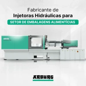 Fabricante de injetora hidráulica para setor de embalagens alimentícias - ARBURG ALLROUNDER TREND