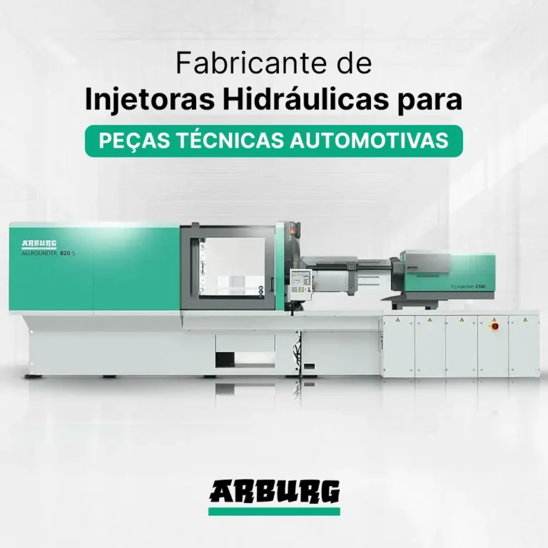 Fabricante de injetora hidráulica para peças técnicas automotivas - ARBURG ALLROUNDER TREND