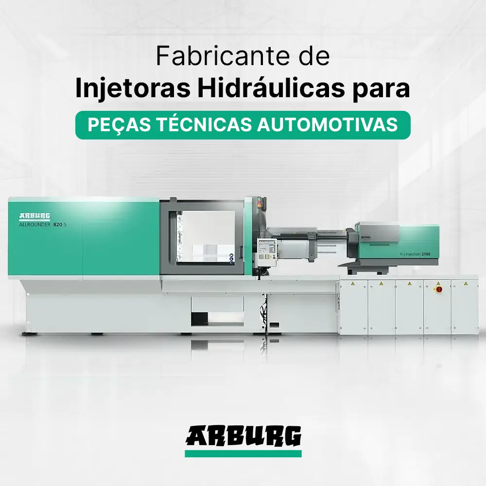 Fabricante de injetora hidráulica para peças técnicas automotivas - ARBURG ALLROUNDER TREND