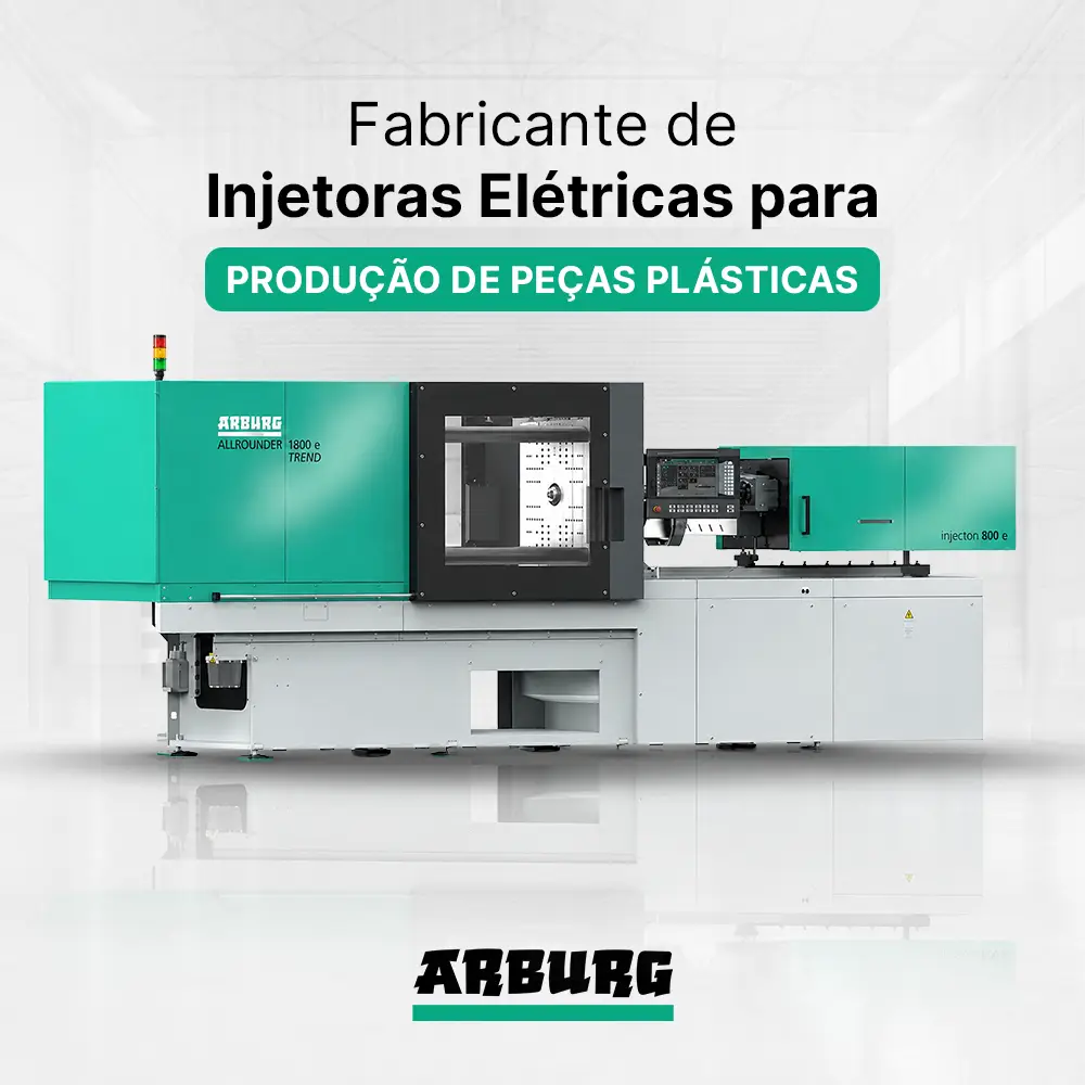 Fabricante de injetora elétrica para produção de peças plásticas - ARBURG ALLROUNDER TREND