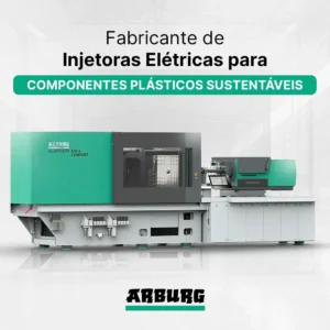 Fabricante de injetora elétrica para componentes plásticos sustentáveis - ARBURG ALLROUNDER TREND