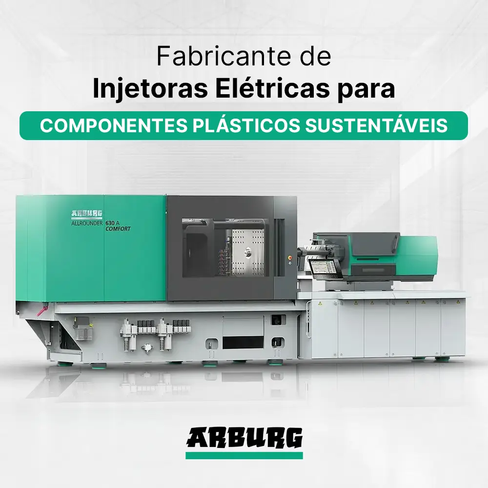 Fabricante de injetora elétrica para componentes plásticos sustentáveis - ARBURG ALLROUNDER TREND