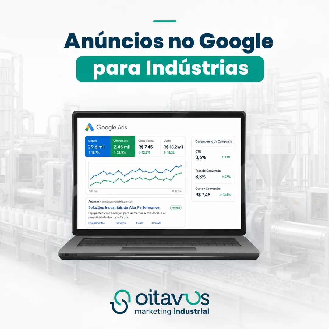 Anúncios no Google para indústrias