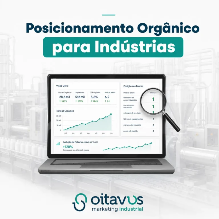 Posicionamento orgânico no Google para indústrias