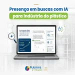 Presença em buscas com IA para indústria do plástico