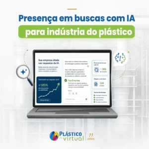 Presença em buscas com IA para indústria do plástico