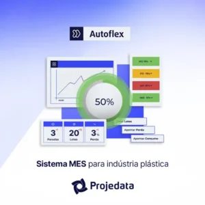 Sistema MES para indústria plástica - Autoflex - Projedata