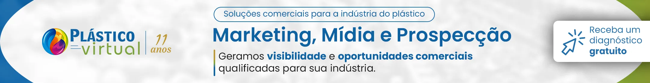 Banner diamante plástico virtual